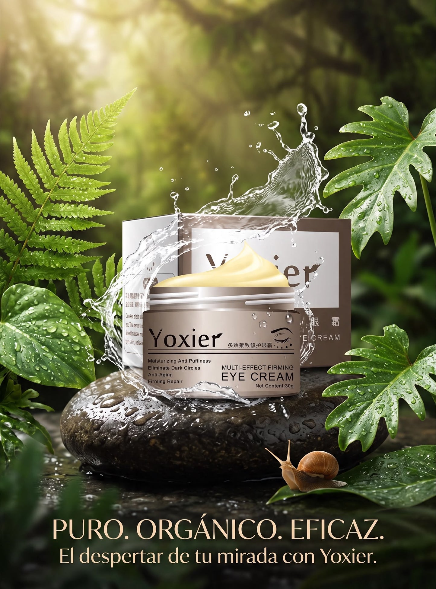 Yoxier Eye Ritual — Crema Contorno de Ojos con Baba de Caracol & Péptidos | 30g