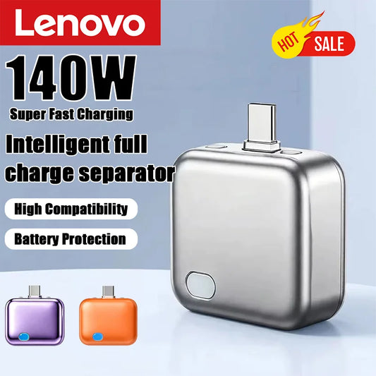 Adaptador Inteligente de 140W con Corte Automático para Carga Nocturna y Prevención de Sobrecarga