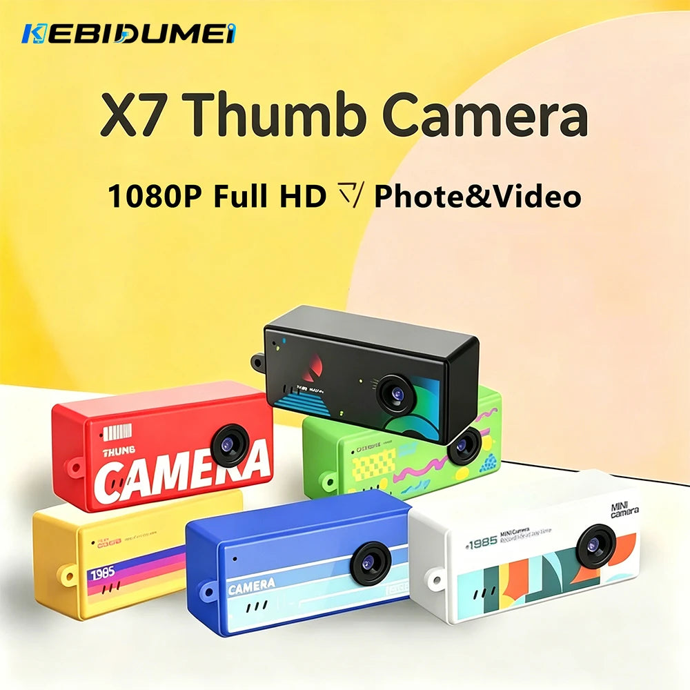 MiniCam X7 Retro 1080P Full HD – Cámara Digital Llavero
