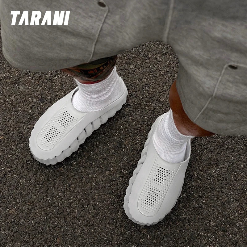 Pantuflas Casuales Ligeras y Transpirables para Hombre, Sandalias de Verano Suaves de EVA para Mujer, Sandalias de Calle para Parejas